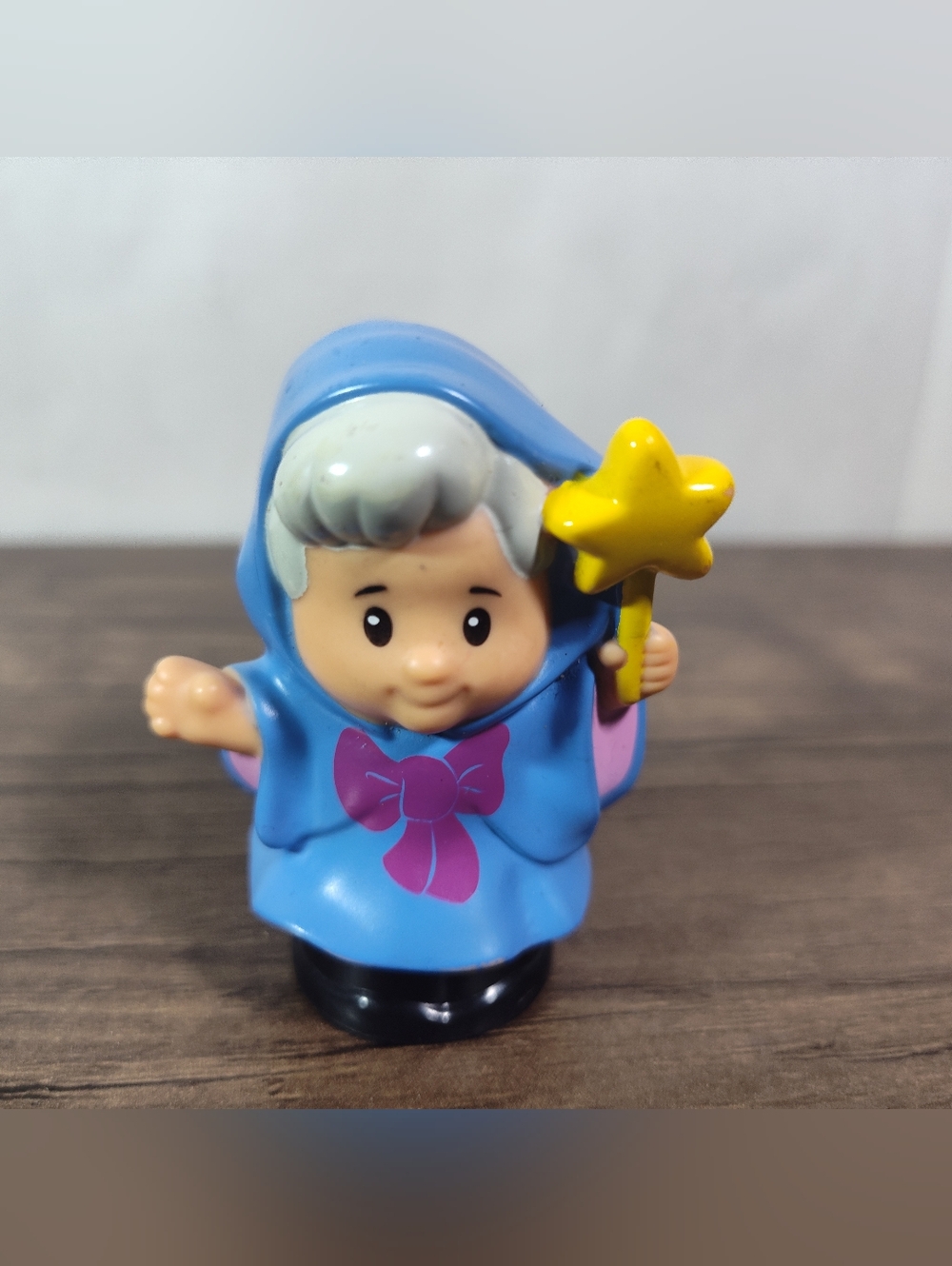Fisher-Price Little People Disney Princess Cinderella FAIRY GODMOTHER with Wand